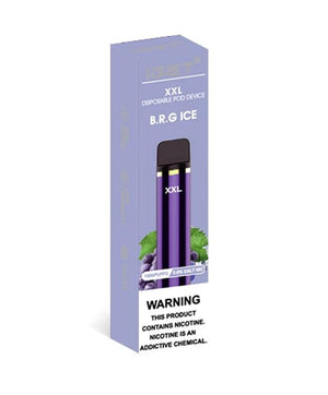 iget xxl brg ice 1800 puffs disposable vape packaging