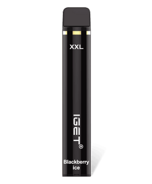 iget xxl blackberry ice flavour 1800 puffs disposable vape