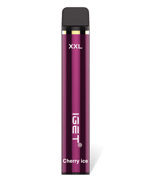 iget xxl cherry ice flavour 1800 puffs disposable vape