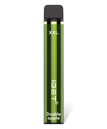 iget xxl double apple flavour 1800 puffs disposable vape