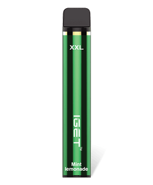 iget xxl mint lemonade flavour 1800 puffs disposable vape