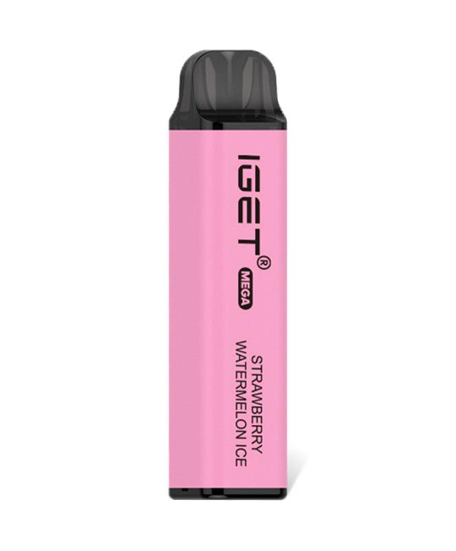 iget mega strawberry watermelon flavour 3000 puffs disposable vape